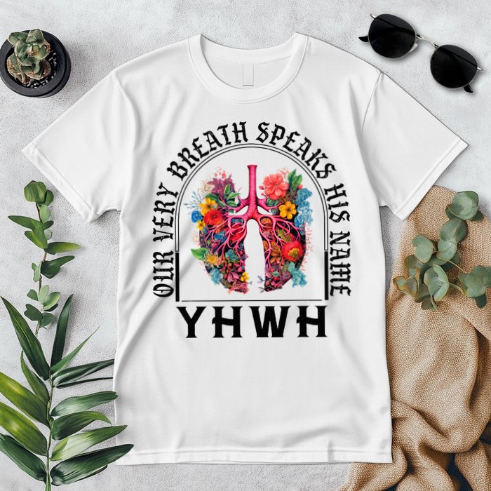 Yhwh Our Very Breath Speaks His Name Yahweh Christian Premium T-Shirt