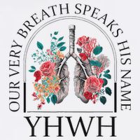 Yahweh Our Very Breath Speaks His Name Floral Lung Flowers Cooling Performance Crew T-Shirt