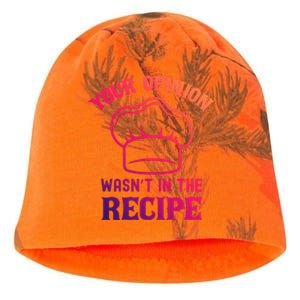 Your Opinion Wasnt In The Recipe Fruit Bread Gift Kati - Camo Knit Beanie