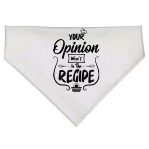 Your Opinion Wasnt In The Recipe Baking Cookies Cool Gift USA-Made Doggie Bandana