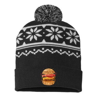 Your Opinion Wasn't In The Recipe USA-Made Snowflake Beanie