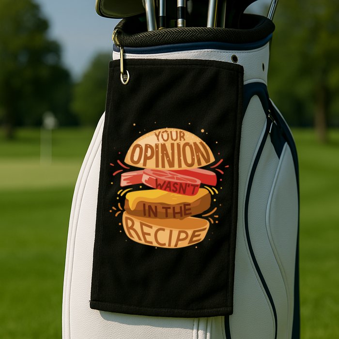 Your Opinion Wasn't In The Recipe Golf Towel