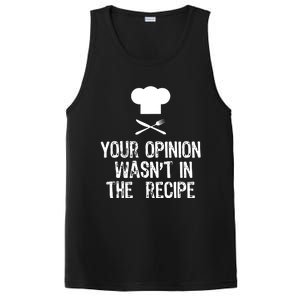 Your Opinion Wasnt In The Recipe Chef Cooking Gift Christmas PosiCharge Competitor Tank