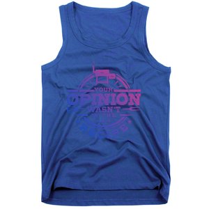 Your Opinion Wasnt In The Recipe Bbq Smoker Brisket Smoking Gift Tank Top