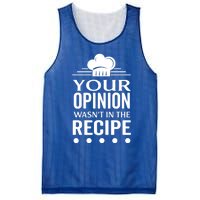 Your Opinion Wasnt In The Recipe Black Bean Garlic Cute Gift Mesh Reversible Basketball Jersey Tank