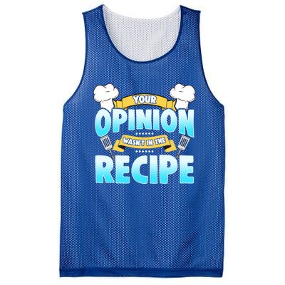 Your Opinion Wasnt In The Recipe Cool Gift Mesh Reversible Basketball Jersey Tank