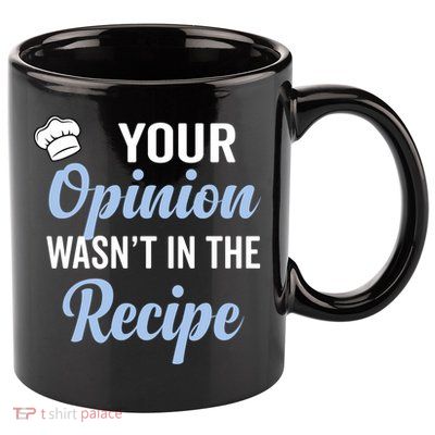 Your Opinion Wasnt In The Recipe Korean Bibimbap Great Gift 11oz C Handle Ceramic Mug