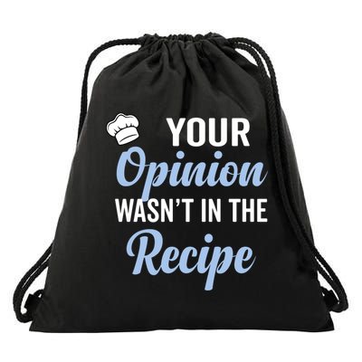 Your Opinion Wasnt In The Recipe Korean Bibimbap Great Gift Drawstring Bag
