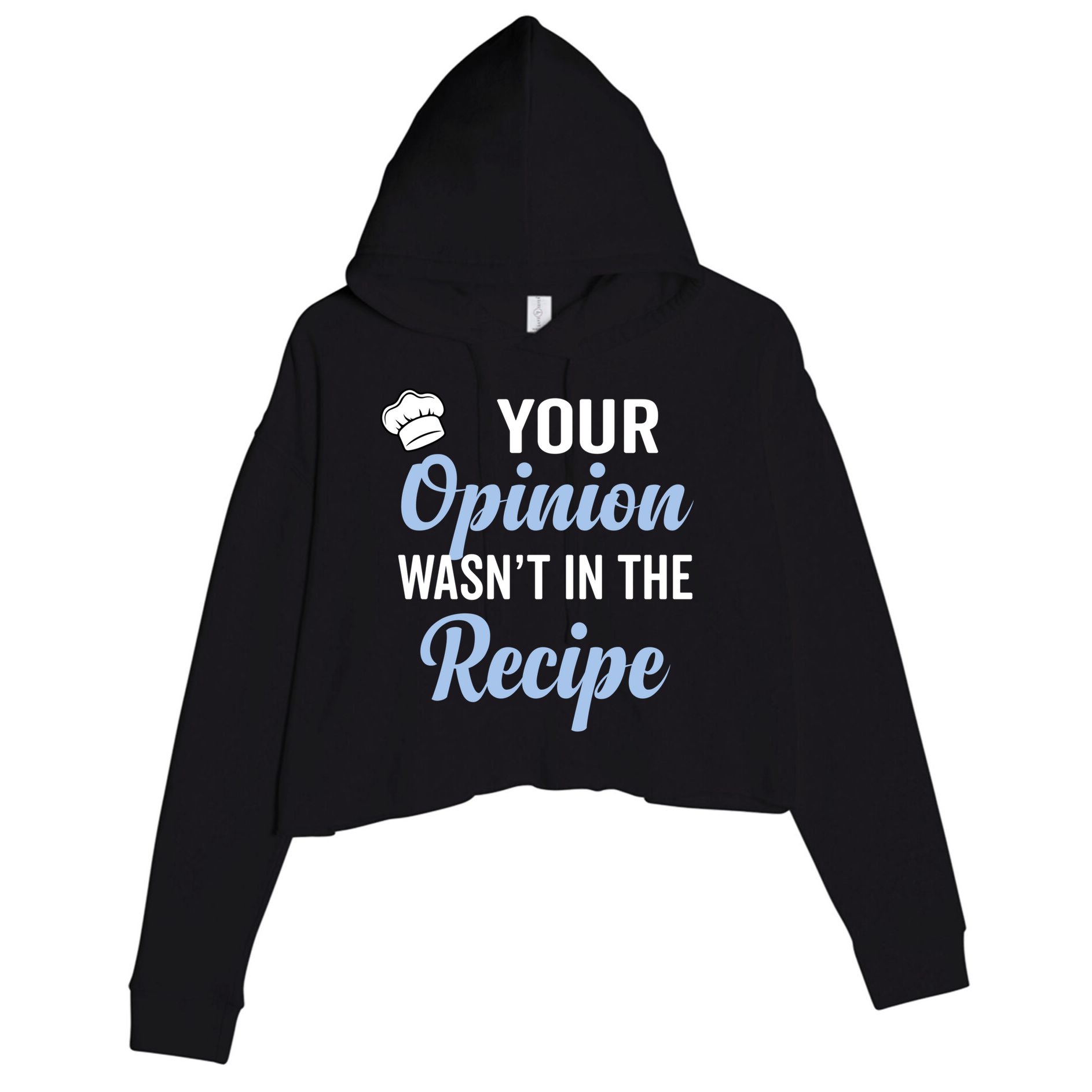 Your Opinion Wasnt In The Recipe Korean Bibimbap Great Gift Crop Fleece Hoodie
