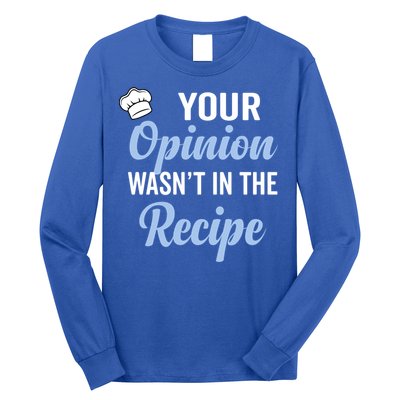 Your Opinion Wasnt In The Recipe Korean Bibimbap Great Gift Long Sleeve Shirt
