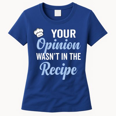 Your Opinion Wasnt In The Recipe Korean Bibimbap Great Gift Womens T-Shirt