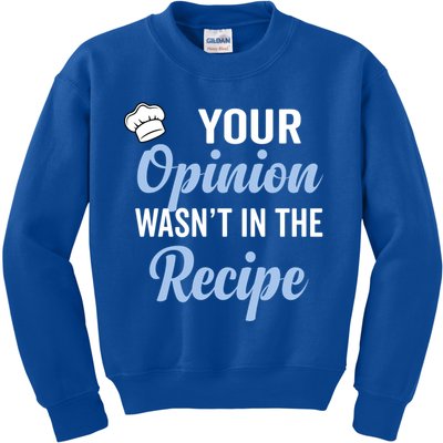 Your Opinion Wasnt In The Recipe Korean Bibimbap Great Gift Kids Sweatshirt