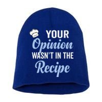 Your Opinion Wasnt In The Recipe Korean Bibimbap Great Gift Short Acrylic Beanie