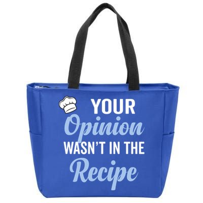 Your Opinion Wasnt In The Recipe Korean Bibimbap Great Gift Zip Tote Bag