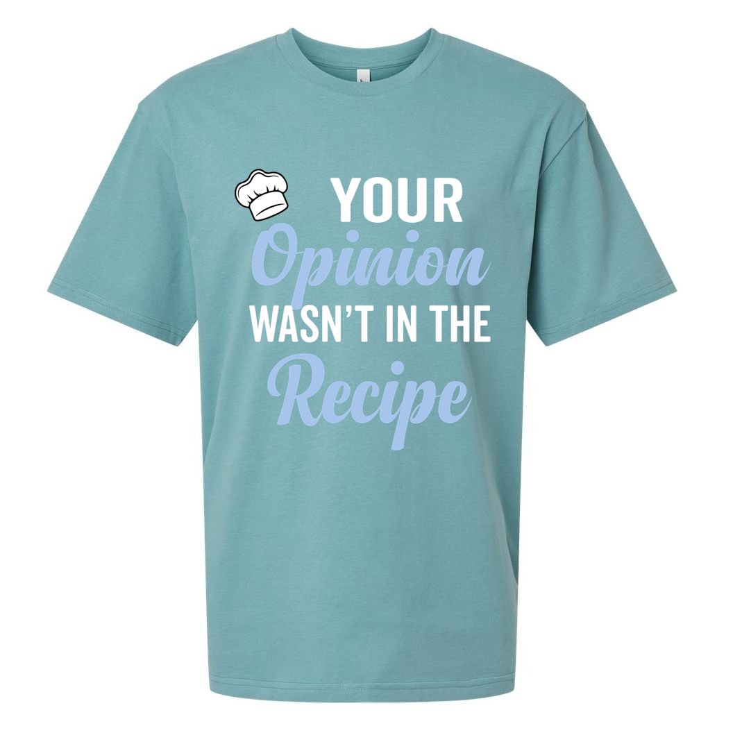 Your Opinion Wasnt In The Recipe Korean Bibimbap Great Gift Sueded Cloud Jersey T-Shirt
