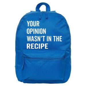 Your Opinion Wasnt In The Recipe Korean Tteokbokki Gift 16 in Basic Backpack