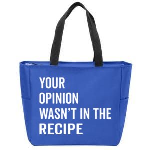 Your Opinion Wasnt In The Recipe Korean Tteokbokki Gift Zip Tote Bag