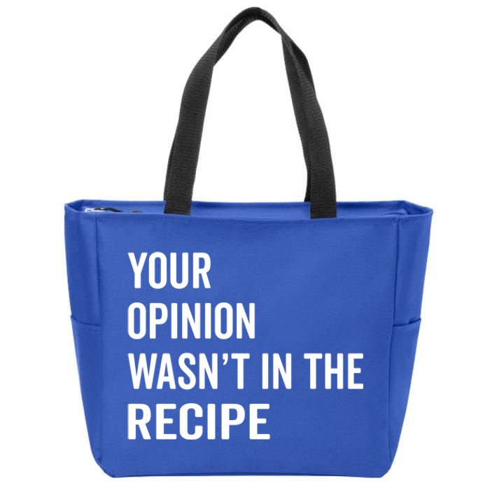 Your Opinion Wasnt In The Recipe Korean Tteokbokki Gift Zip Tote Bag