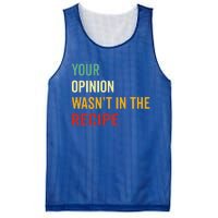 Your Opinion Wasnt In The Recipe Korean Tteokbokki Gift Mesh Reversible Basketball Jersey Tank