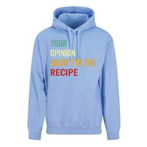 Your Opinion Wasnt In The Recipe Korean Tteokbokki Gift Unisex Surf Hoodie