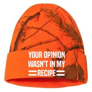 Your Opinion Wasnt In My Recipe Funny Baker Baking Cute Gift Kati Licensed 12" Camo Beanie