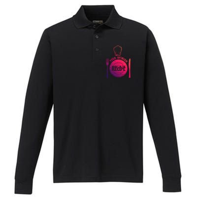 Your Opinion Wasnt In The Recipe Sous Chef Meaningful Gift Performance Long Sleeve Polo