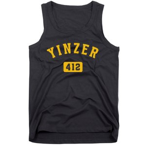 Yinzer Pittsburgh 412 Yinz Pennsylvania Gift Tank Top