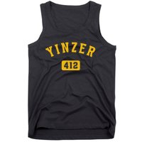 Yinzer Pittsburgh 412 Yinz Pennsylvania Gift Tank Top