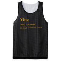 Yinz Pittsburgh 412 Steel City Yinzers Pittsburghese Mesh Reversible Basketball Jersey Tank