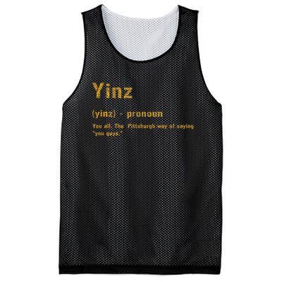 Yinz Pittsburgh 412 Steel City Yinzers Pittsburghese Mesh Reversible Basketball Jersey Tank