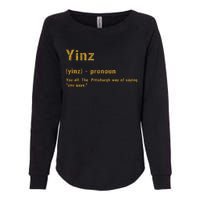 Yinz Pittsburgh 412 Steel City Yinzers Pittsburghese Womens California Wash Sweatshirt