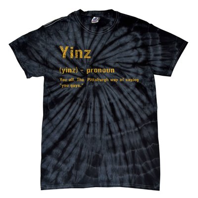 Yinz Pittsburgh 412 Steel City Yinzers Pittsburghese Tie-Dye T-Shirt