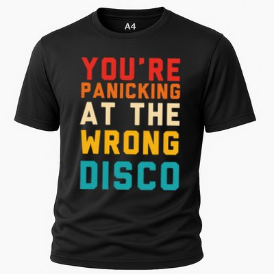YouRe Panicking At The Wrong Disco Retro Performance Shirt