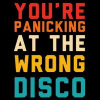 YouRe Panicking At The Wrong Disco Retro Crop Top