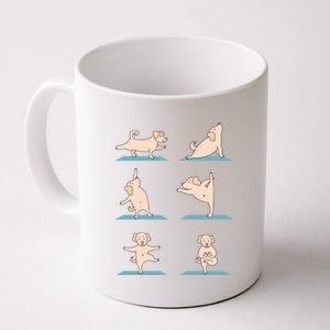 Yoga Poses Dog Yoga Lover Meditating Workout Spiritual Cool Gift Coffee Mug