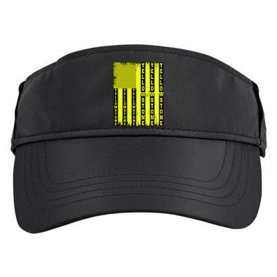 Yellowstone National Park Flag Adult Drive Performance Visor