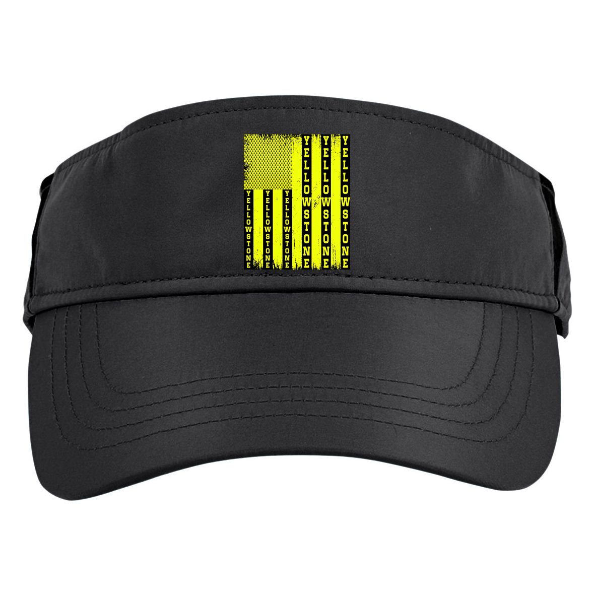 Yellowstone National Park Flag Adult Drive Performance Visor