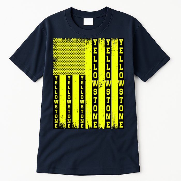 Yellowstone National Park Flag Tall T-Shirt