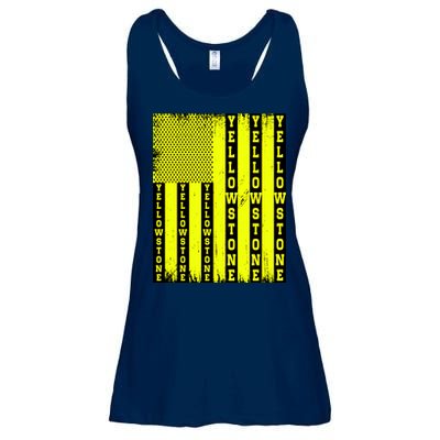 Yellowstone National Park Flag Ladies Essential Flowy Tank