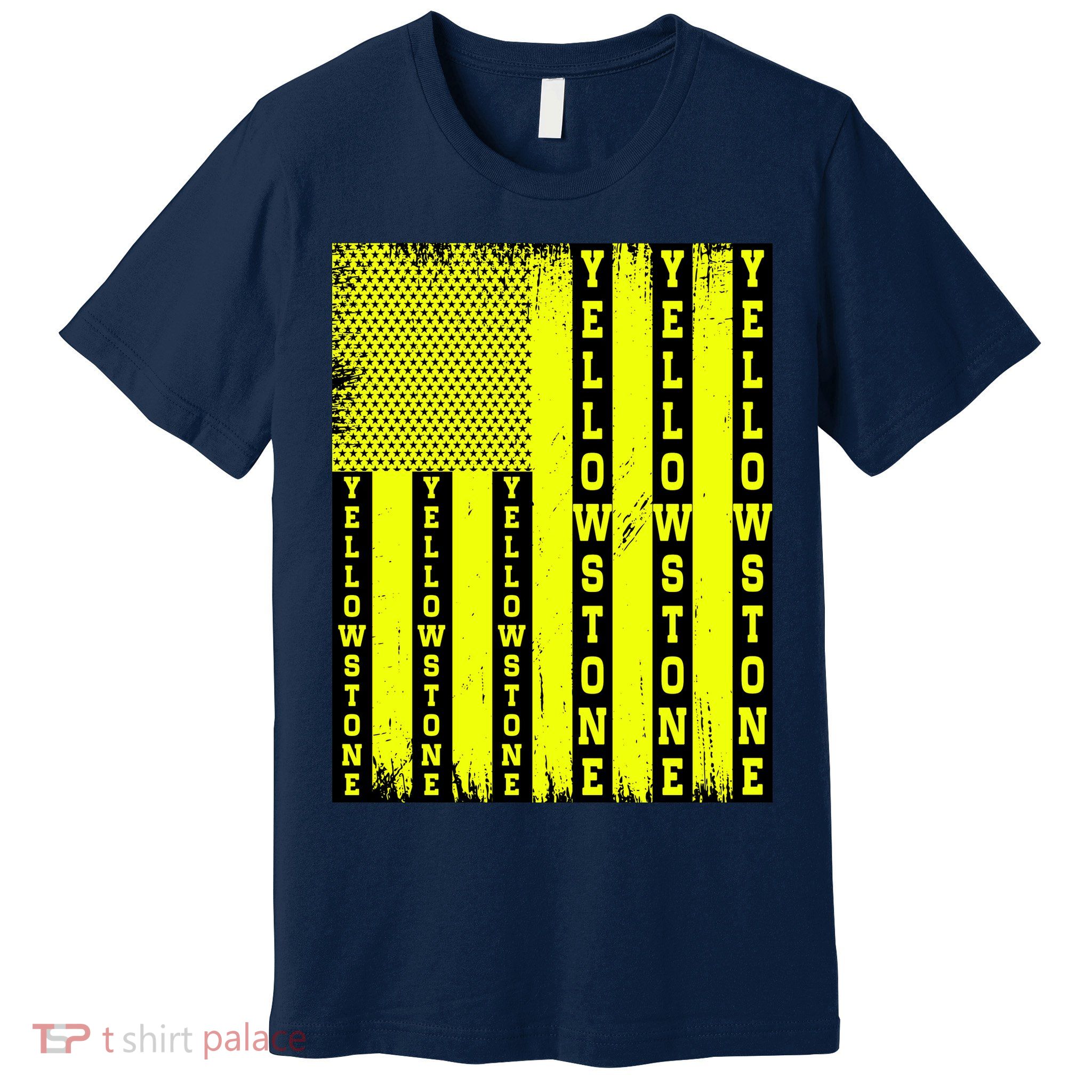 Yellowstone National Park Flag Premium T-Shirt