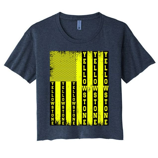 Yellowstone National Park Flag Crop Top