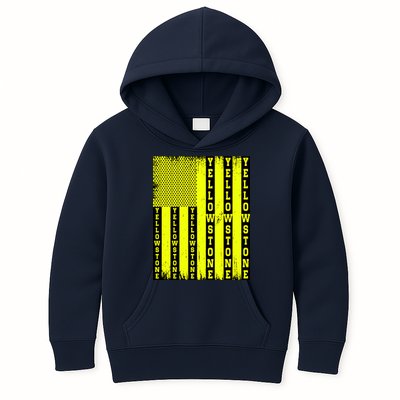 Yellowstone National Park Flag Kids Hoodie
