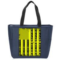 Yellowstone National Park Flag Zip Tote Bag