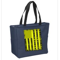 Yellowstone National Park Flag Zip Tote Bag