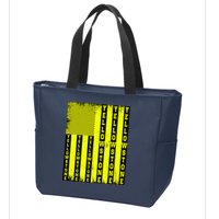 Yellowstone National Park Flag Zip Tote Bag