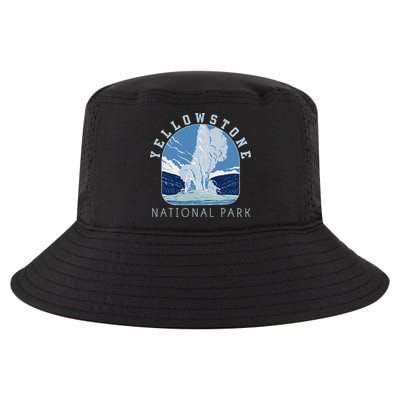 Yellowstone Park Gifts National Park Retro Vintage Old Faithful Gifts  Cool Comfort Performance Bucket Hat