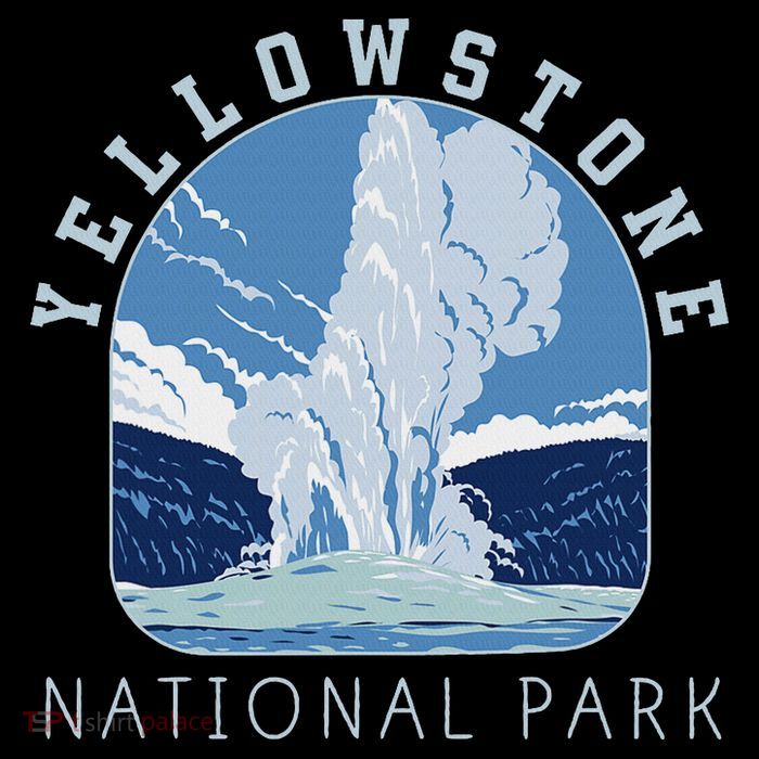 Yellowstone Park Gifts National Park Retro Vintage Old Faithful Gifts  Flatbill Hat