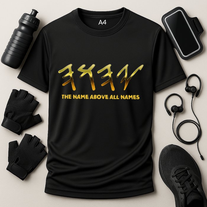 Yhwh Paleo Hebrew Israelite The Name Above All Names Yeshua Performance Shirt