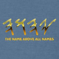 Yhwh Paleo Hebrew Israelite The Name Above All Names Yeshua Garment-Dyed Sweatshirt