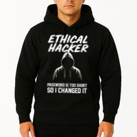 Your Password Is Too Short Ethical Hacker Funny Online Hoodie